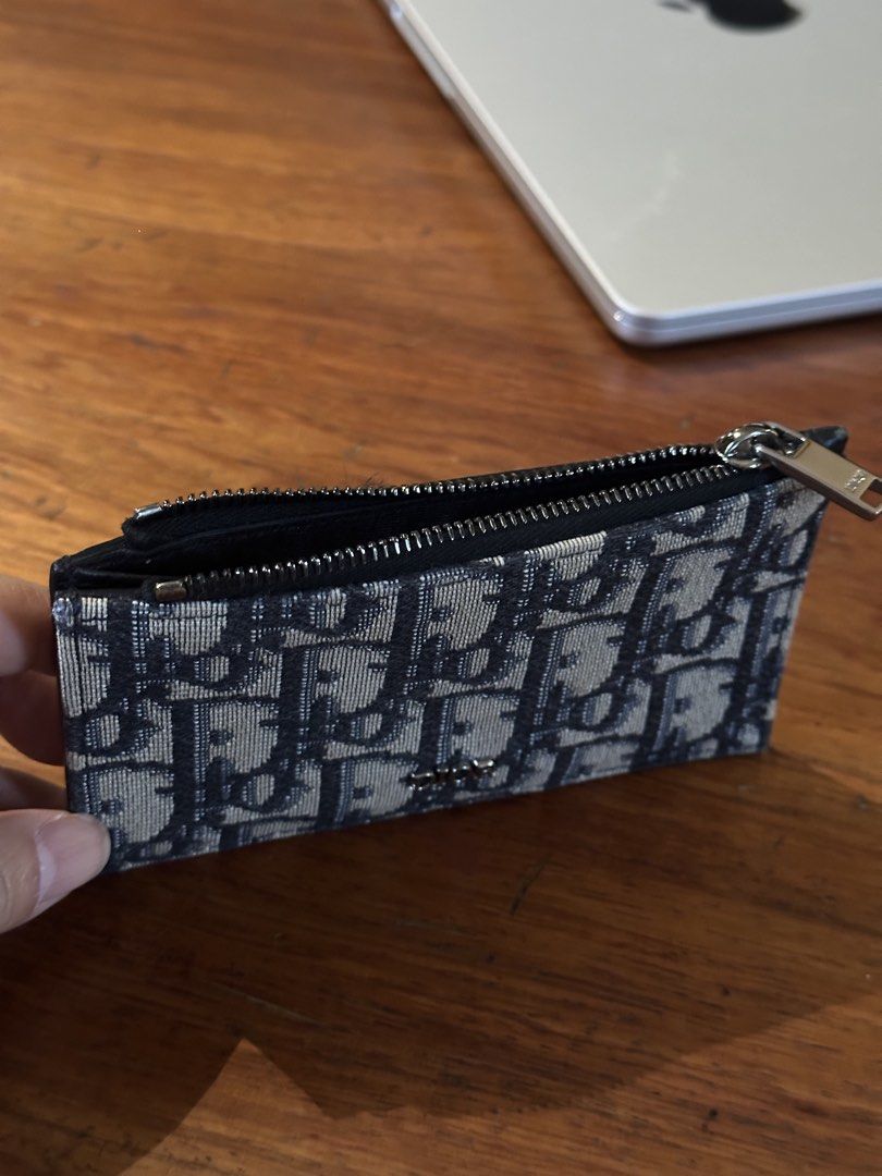 Dior Jacquard Zip Card Case (Category: Luxury Bags & Wallets) located in Muntinlupa City. Submitted by onemanila (Listing ID 1457422417, Image 3). Description: In the classic Dior Jacquard material. Compact to fit your small bags. .