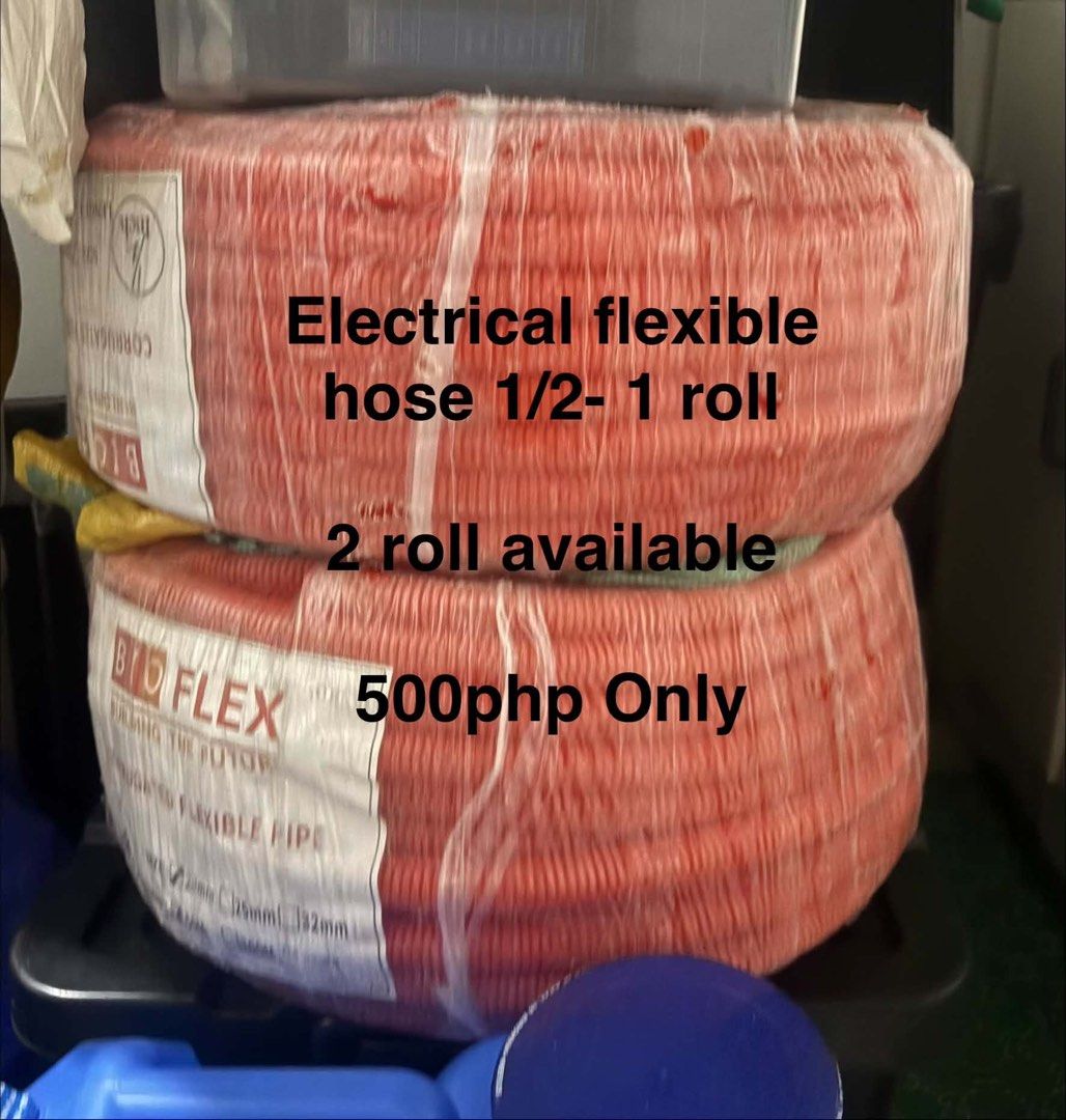 Electrical Flexible Host (Category: Home Improvement Tools & Accessories) located in Makati City. Submitted by joemehem (Listing ID 1457470918, Image 1). Description: 250 each Extra and need to dispose.
