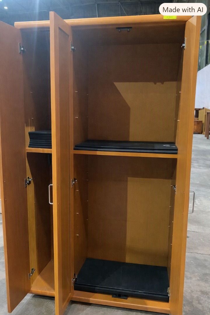 Elegant closet made in Japan (Category: Shelves, Cabinets & Racks) located in Cavite. Submitted by maisonmem (Listing ID 1457437716, Image 2). Description: Elegant closet made in Japan Height-71 in Depth-16 in Width-34 in.