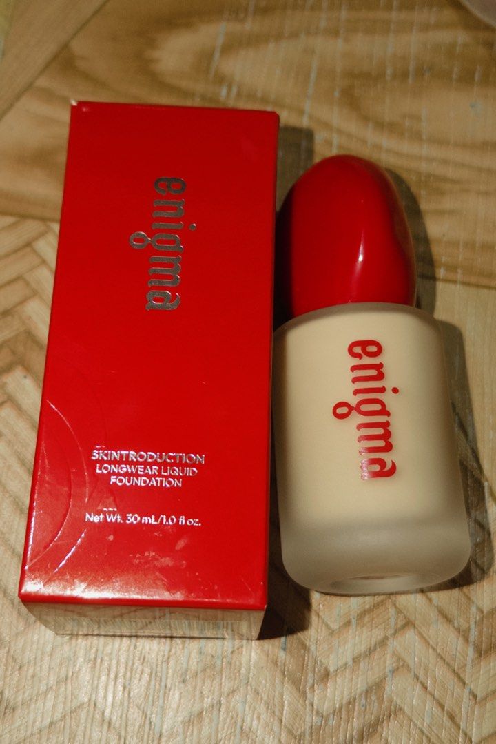 ENIGMA LIQUID FOUNDATION SHADE IVORY (Category: Makeup) located in Manila. Submitted by alexis_jennica (Listing ID 1457447386, Image 1). Description: SWATCH ONLY WITH BOX SHADE : Ivory rfs: not my shade CASH PAYMENT (IF MEET UP) GCASH PAYMENT IF via JNT, LBC, or Lalamove sf shouldered by the buyer..