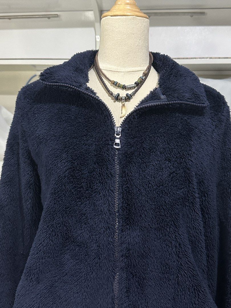 Fleece Navy Blue Zip Jacket (Category: Coats, Jackets and Outerwear) located in Caloocan City. Submitted by 444keeps (Listing ID 1457460748, Image 2). Description: Super warm and high quality! Best for winter weather Size M.
