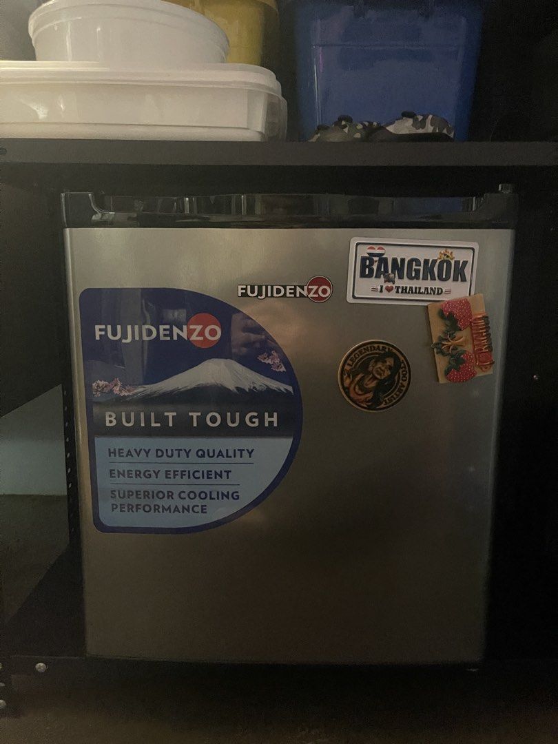 Fujidenzo Mini Fridge - Built Tough, Energy Efficient (Category: Refrigerators and Freezers) located in Mandaluyong City. Submitted by guian18 (Listing ID 1457498275, Image 1). Description: Selling a pre-owned Fujidenzo Mini Fridge. Super tipid sa kuryente, perfect for dorms or bedrooms. Condition: - 100% working, cold & freezes well - Clean interior Transaction Details: Location: Shaw, Mandaluyong City Shipping: Pickup via Lalamove / Grab (Buyer