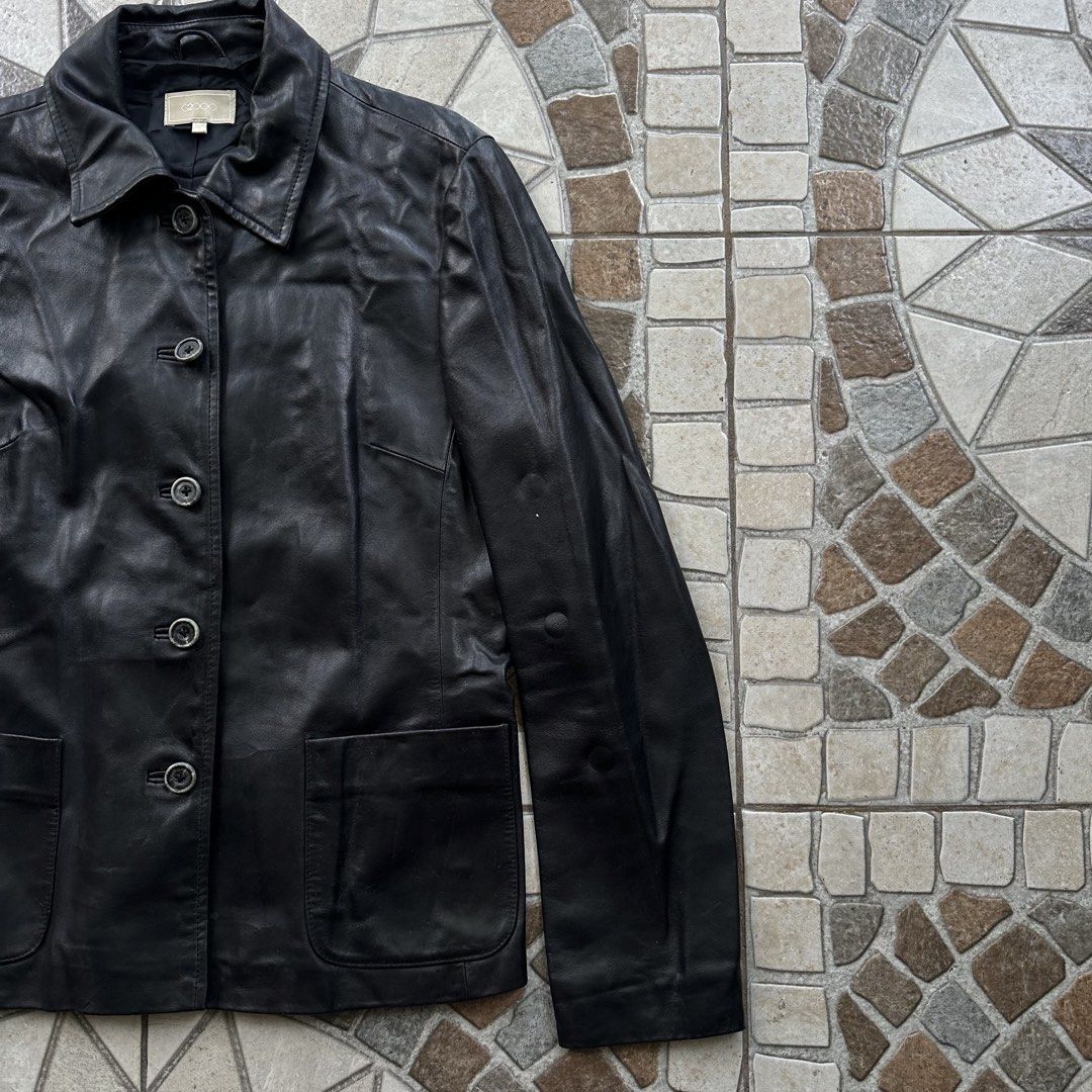 G2000 Leather Jacket (Category: Coats, Jackets and Outerwear) located in Binan City. Submitted by jotlog (Listing ID 1457464248, Image 3). Description: Width: 18 Length: 25 . Condition: 8.5/10 . Check pics for the details & condition of the item . Disclaimer: -Not affiliated with listed brands. All rights belong to their owners. .