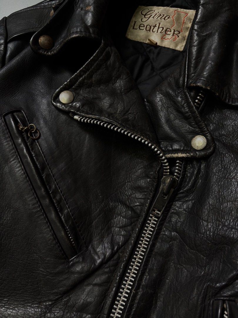 Gino Leather Jacker (Category: Coats, Jackets and Outerwear) located in Santa Cruz. Submitted by pizzaburger13 (Listing ID 1457469236, Image 3). Description: 🚨 Price for attention only!! Price: ₱4,080.