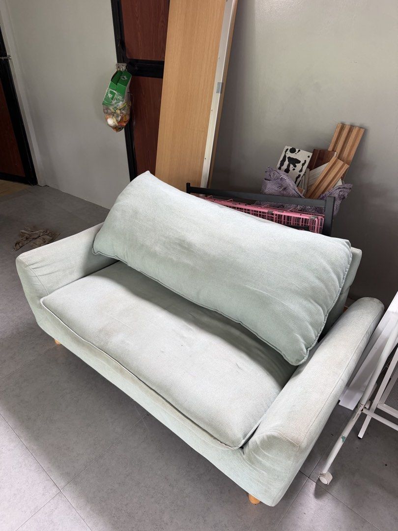 Green sofa (Category: Sofas) located in Caloocan City. Submitted by jeziree (Listing ID 1457358570, Image 2). Description: .