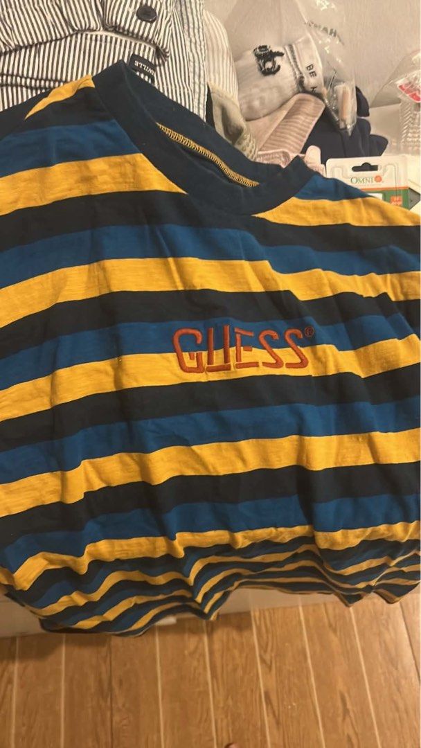 Guess Originals (Category: Tshirts & Polo Shirts ) located in Manila. Submitted by offsetx (Listing ID 1457449747, Image 1). Description: Orig guess shirt Size small on tag but fits med-large (a little oversized) No issues Can do pickup/shipping/meetups .