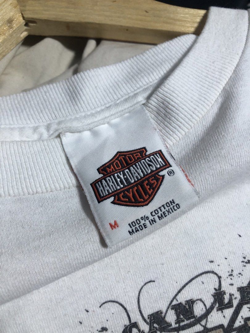 Harley-Davidson Long Sleeves Wild Horse (Category: Tshirts & Polo Shirts ) located in Binmaley. Submitted by mariowana (Listing ID 1457477448, Image 3). Description: Harley Davidson Wild Horse • With sleeve hits Width: 20 |Length: 28 | M-L Excellent Condition Color Rate: 9.5/10 Issues: Minimal Hairlines .
