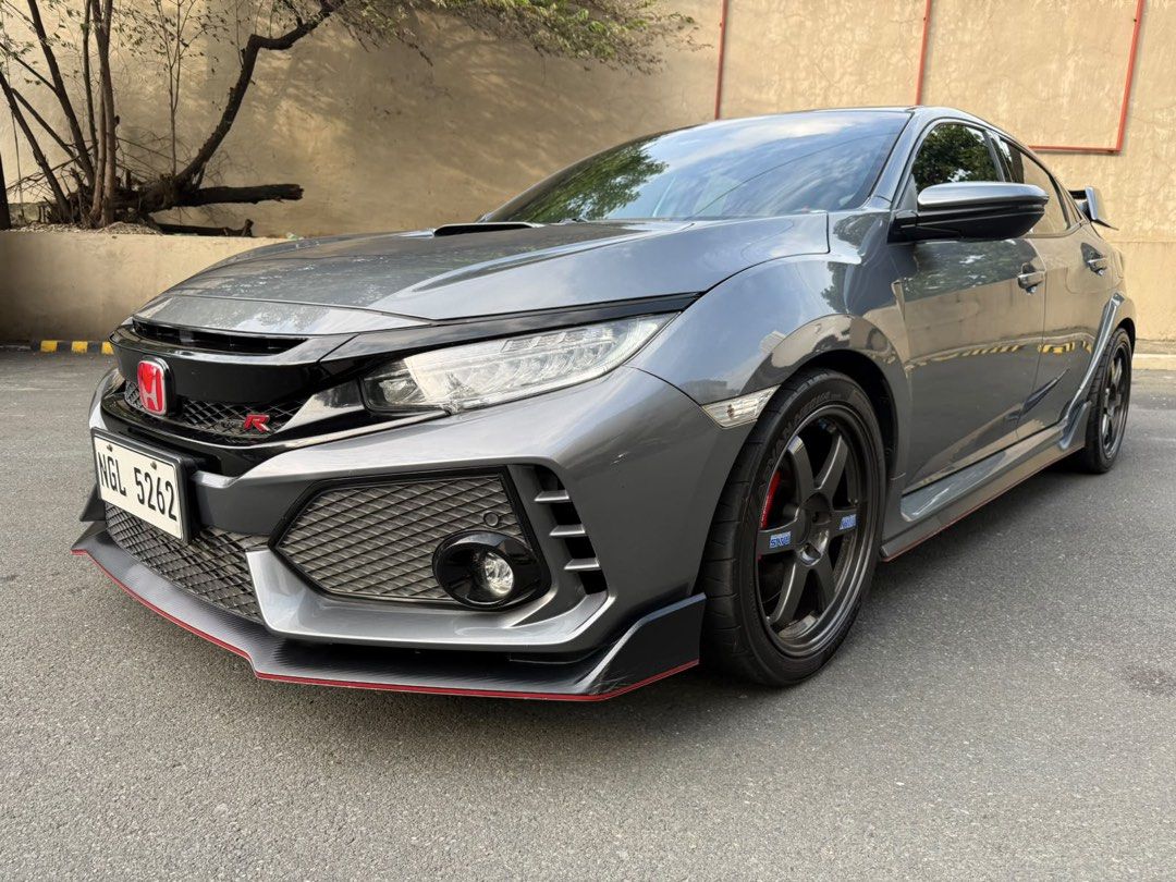 Honda Civic Type R 2018 jackani Manual (Category: Used Cars) located in Pasig City. Submitted by jackani (Listing ID 1457415631, Image 1). Description: 2018 Honda Civic FK8 Type R - 1st Owned - Low Mileage - HKS Spec L-2 Exhaust - PRL Intercooler - PRL Frontpipe - PRL Downpipe - PRL Chargepipes - Takeda Intake - Buddyclub CF Steering Wheel - Acuity Short Shifter - Ktuned ECU Reflash - Volk Rays TE37 OG 18x9.5 +42 - Advan Neova AD09 tires U can ca