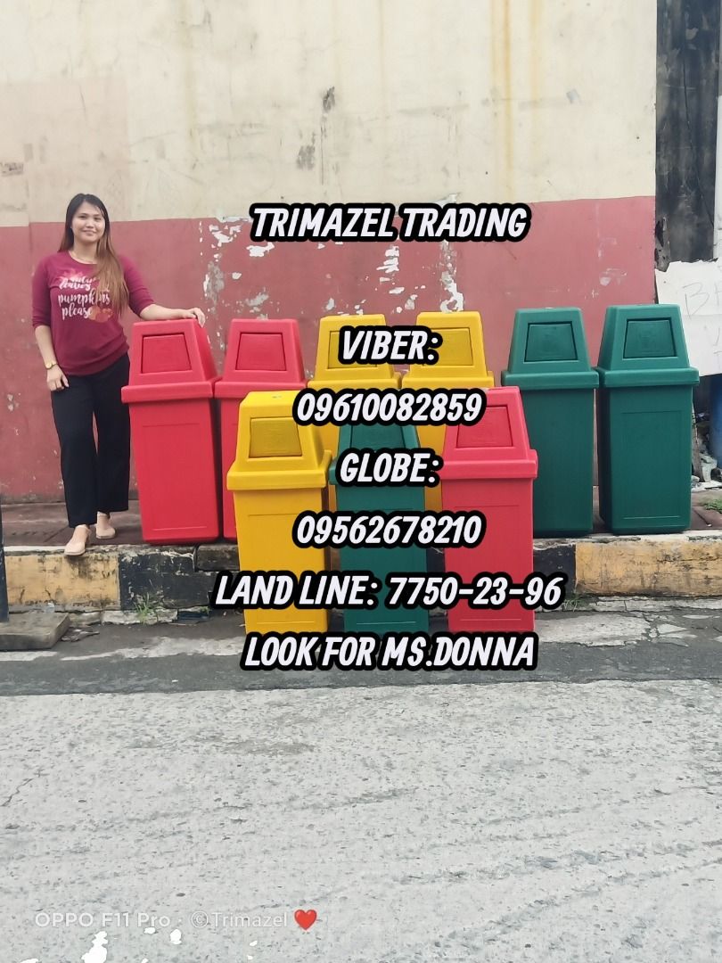 hooded trash bin (Category: Construction Tools & Equipment) located in Pasig City. Submitted by _mharga811 (Listing ID 1457347895, Image 1). Description: ✅ Guaranteed lowest price ✅ Quality products ✅ Big discount for bulk orders ✅ 100% LEGIT TRUSTED SUPPLIER! ✅ With Complete Legal Documents ✅ BIR Registered We Supply All Kinds Of PPE Supplies, Raincoat, Hard Hat, Cooler Box, Plastic Trash Bin, Road Barriers, Kayak Boats, Crystal Kayak, Traffic C