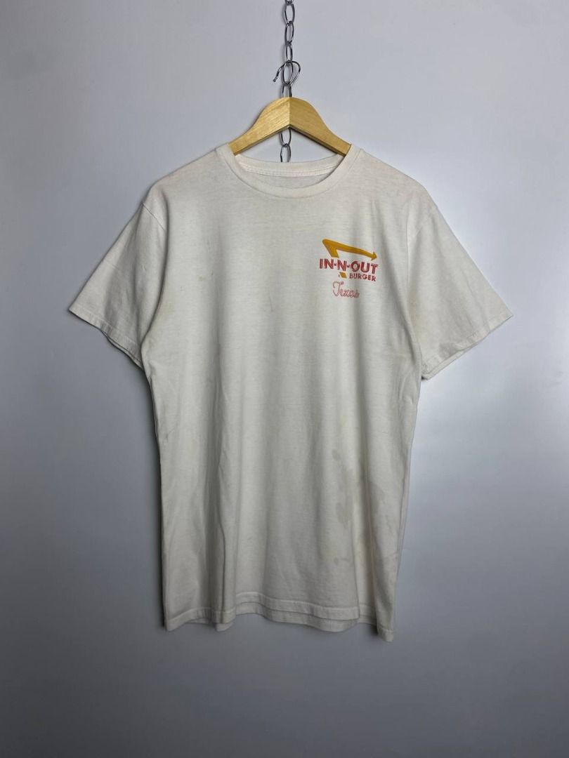 In-N-Out Burger t-shirt (Category: Tshirts & Polo Shirts ) located in Bacoor. Submitted by stash_d (Listing ID 1457334122, Image 1). Description: 19.5x28 M stains.