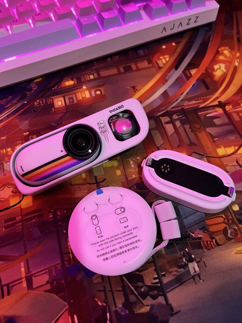 Insta360 GO 3S Retro White 128GB Action Camera (Category: Cameras) located in Dasmarinas. Submitted by marchmallowssss (Listing ID 1457395205, Image 1). Description: - Insta360 GO 3S Retro Camera - Color: White - Storage: 128GB - Includes Charging Case - Includes Pendant Mount - Ideal for vlogs and quick action shots RFS: Upgrading Issue: missing viewfinder cover Feel free to message me for more info ⭐️.