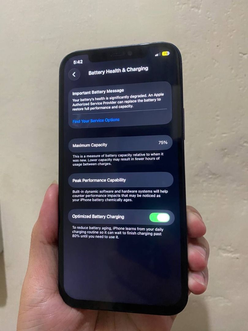 iPHONE 12 64GB (Category: iPhone 12 Series) located in Paranaque City. Submitted by new_urbandrip (Listing ID 1457362905, Image 2). Description: RUSH SALE | ₱ 8,499 NEGO •iPHONE 12 | 64GB •75% Battery Health Original •Newly Replace LCD OLED •Smooth Touch & Performance •Good For Personal Use! HONEST ISSUE: No Face ID & Paintchips 📍LPC | Meet Up Only | DM US📩.