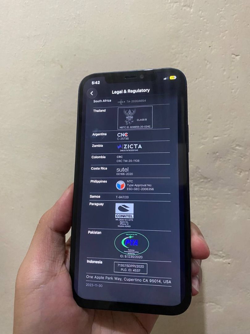 iPHONE 12 64GB (Category: iPhone 12 Series) located in Paranaque City. Submitted by new_urbandrip (Listing ID 1457362905, Image 3). Description: RUSH SALE | ₱ 8,499 NEGO •iPHONE 12 | 64GB •75% Battery Health Original •Newly Replace LCD OLED •Smooth Touch & Performance •Good For Personal Use! HONEST ISSUE: No Face ID & Paintchips 📍LPC | Meet Up Only | DM US📩.