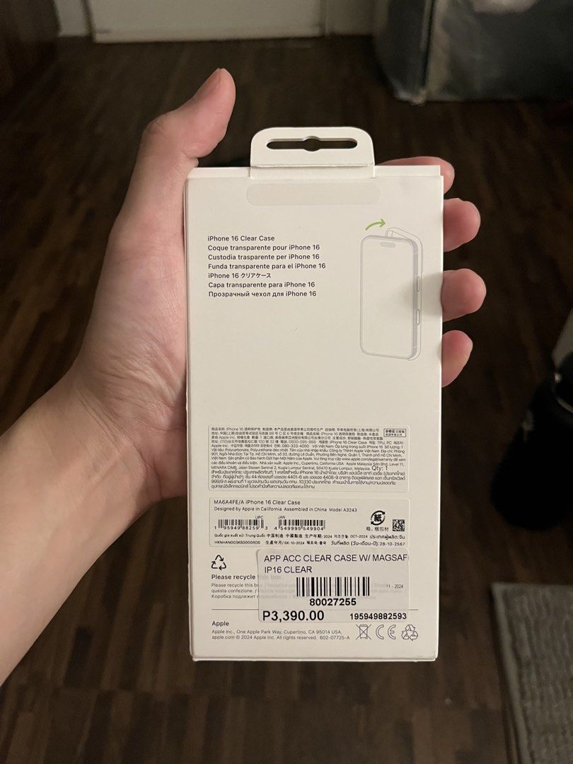 iPhone 16 - Apple Case and more (Category: Cases & Sleeves) located in Valenzuela. Submitted by jaytim_ (Listing ID 1457435299, Image 2). Description: ‼️ FOR SALE ‼️ iPhone 16 Case ✨1 Orginal Apple Case ✨1 Otterbox Case ✨4 Ordinary Case 2,500 FIXED 📩 PM agad for inquiries ❗ .