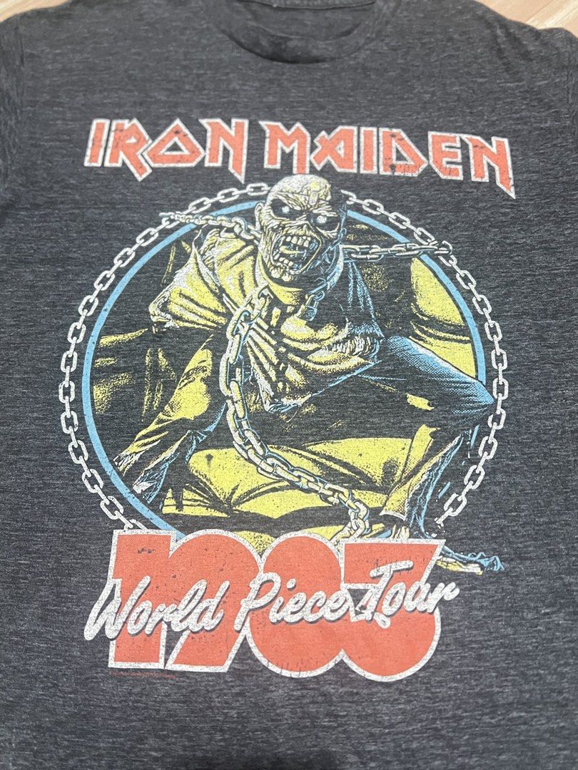 iron maiden band tour (Category: Tshirts & Polo Shirts ) located in Naga. Submitted by retro_rackph (Listing ID 1457370809, Image 2). Description: need wash cut tag andyan na po ang dimes.