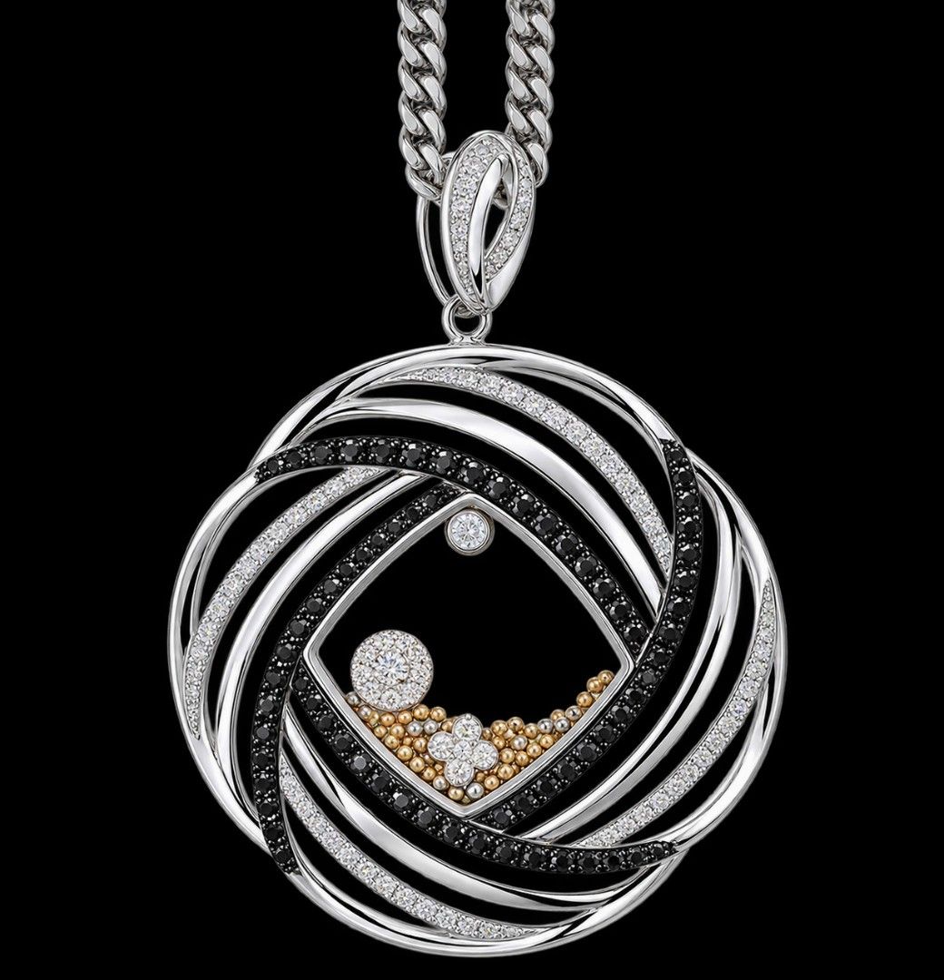 Italian gold diamond necklace (Category: Necklaces) located in Manila. Submitted by chixplaybaby0628 (Listing ID 1457432526, Image 1). Description: twice used bought from The Miracle Jewelry legit diamond windmill edition legit 18k italian gold.