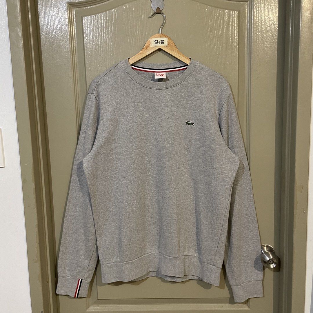 Lacoste Live Pullover Sweater (Category: Coats, Jackets and Outerwear) located in Makati City. Submitted by gustavoo28 (Listing ID 1457400447, Image 1). Description: Authentic/Legit No issues Excellent condition 10/10 CR 22W 28L Korean released.