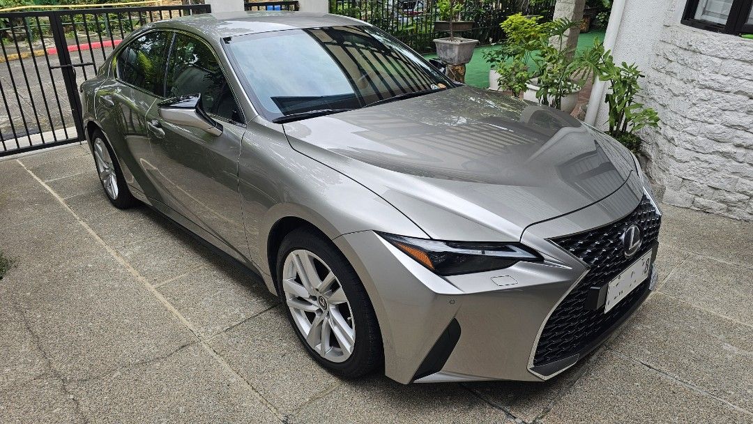 Lexus IS300H Executive Hybrid (A) (Category: Used Cars) located in Quezon City. Submitted by alexeibc (Listing ID 1457424495, Image 3). Description: I am selling my first owned pristine condition 2022 Lexus IS300h. The car was bought from Lexus BGC and it's under my name. It's has a hybrid engine. The body color is Sonic Titanium which is very beautiful in person. The car is barely used at just 6,1xx kilometers. It's basically a Sunday or Coding 