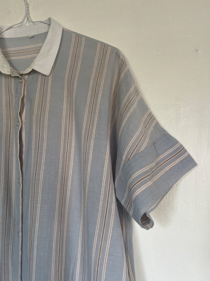 ‼️Sale‼️Linen dress buttons down (Category: Dresses) located in Las Pinas. Submitted by gaeley (Listing ID 1457351377, Image 3). Description: super pretty HQ material b: 24" armpit to armpit l: 43".