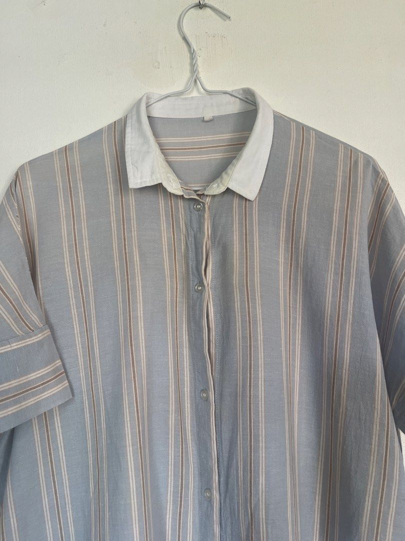 ‼️Sale‼️Linen dress buttons down (Category: Dresses) located in Las Pinas. Submitted by gaeley (Listing ID 1457351377, Image 2). Description: super pretty HQ material b: 24" armpit to armpit l: 43".