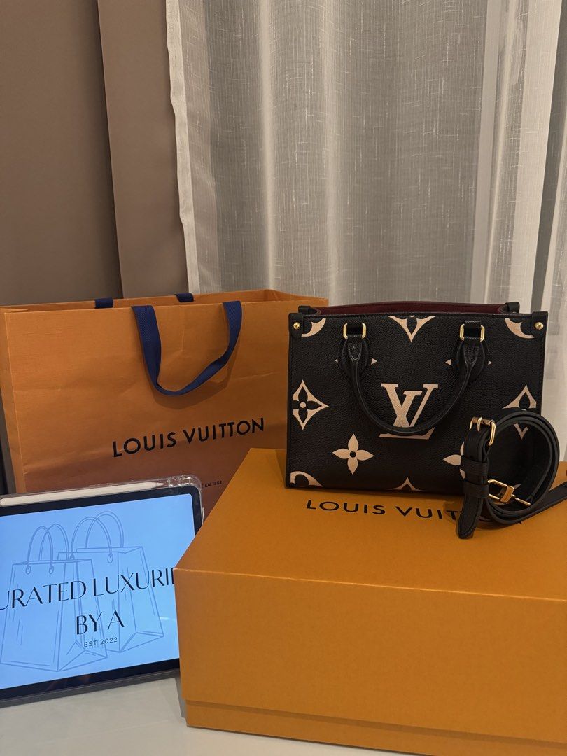 Louis Vuitton OTG PM (Category: Luxury Bags & Wallets) located in Quezon City. Submitted by curatedbyamethyst (Listing ID 1457461671, Image 1). Description: Microchipped Comes with box, dustbag, paperbag.