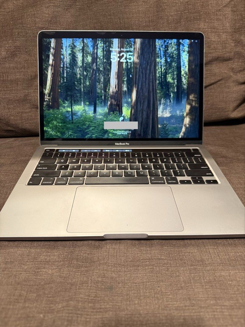 Macbook Pro 2020 (Category: Laptops & Notebooks) located in Taguig. Submitted by chrisamistoso (Listing ID 1457422066, Image 3). Description: Macbook Pro 2020 Intel Core i5 8gb RAM 256 gb storage Minor scratches Battery - service recommended Original box available.