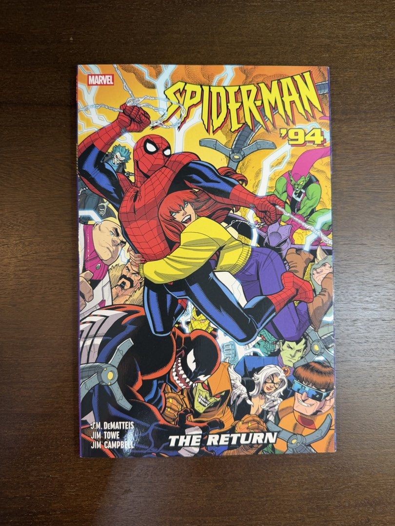 MARVEL’s SPIDERMAN ‘94 J.M. DeMATTEIS JIM TOWE JIM CAMPBELL THE RETURN (Category: Comics & Manga) located in Quezon City. Submitted by mcedsel (Listing ID 1457504181, Image 1). Description: AT LAST, THE CONTINUING ADVENTURES OF THE ANIMATED SPIDER-MAN! Because you demanded it: The fan-favorite continuity of the hit ‘90s animated series returns! After searching to the ends of the multiverse, Spider-man swings back into the streets of New York City
