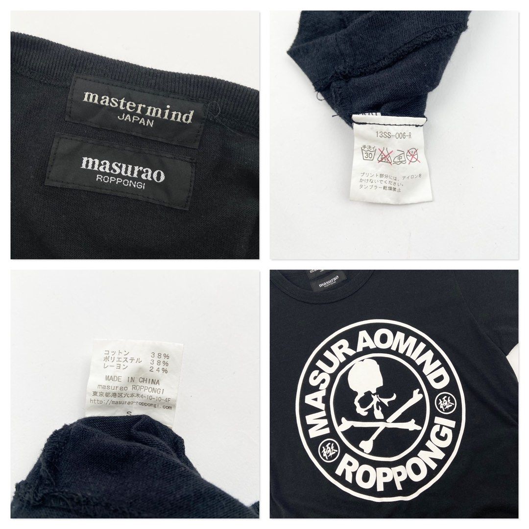 Mastermind Japan x Masurao (Category: Tshirts & Polo Shirts ) located in Manila. Submitted by draftdrops (Listing ID 1457437731, Image 2). Description: Printed design and excellent condition Width :18 Length :20 Size:medium (Womens).
