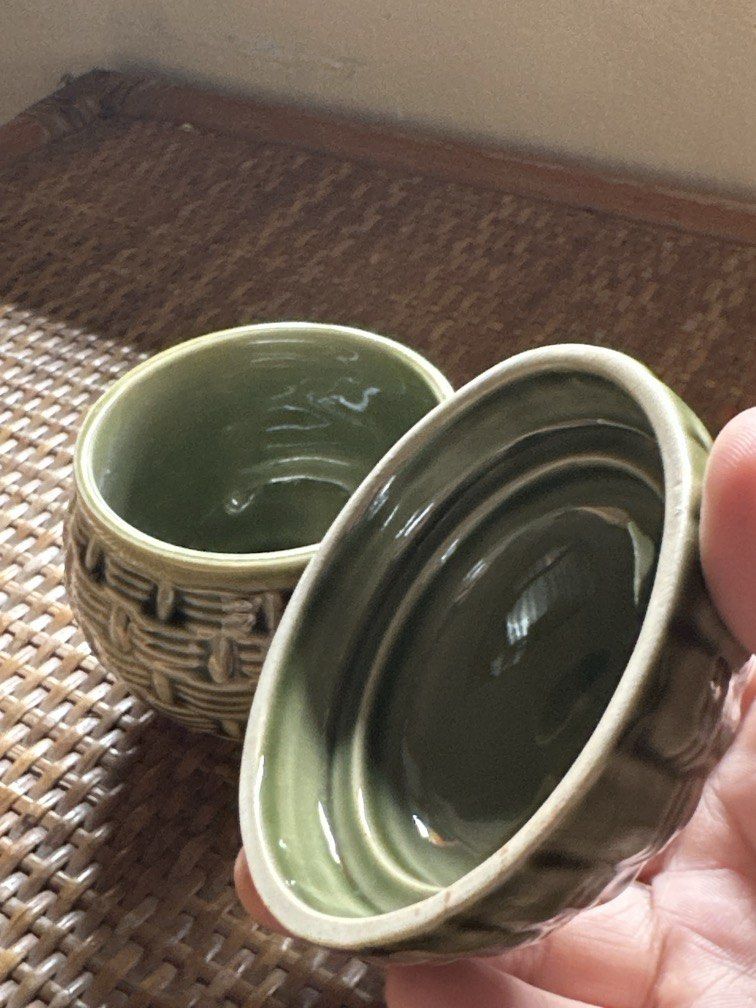 matcha/coffee container (Category: Coffee & Tea Tableware) located in Manila. Submitted by cline.cloud (Listing ID 1457400161, Image 3). Description: used it for my matcha powder slightly negotiable sa sure buyer Gcash payment only.