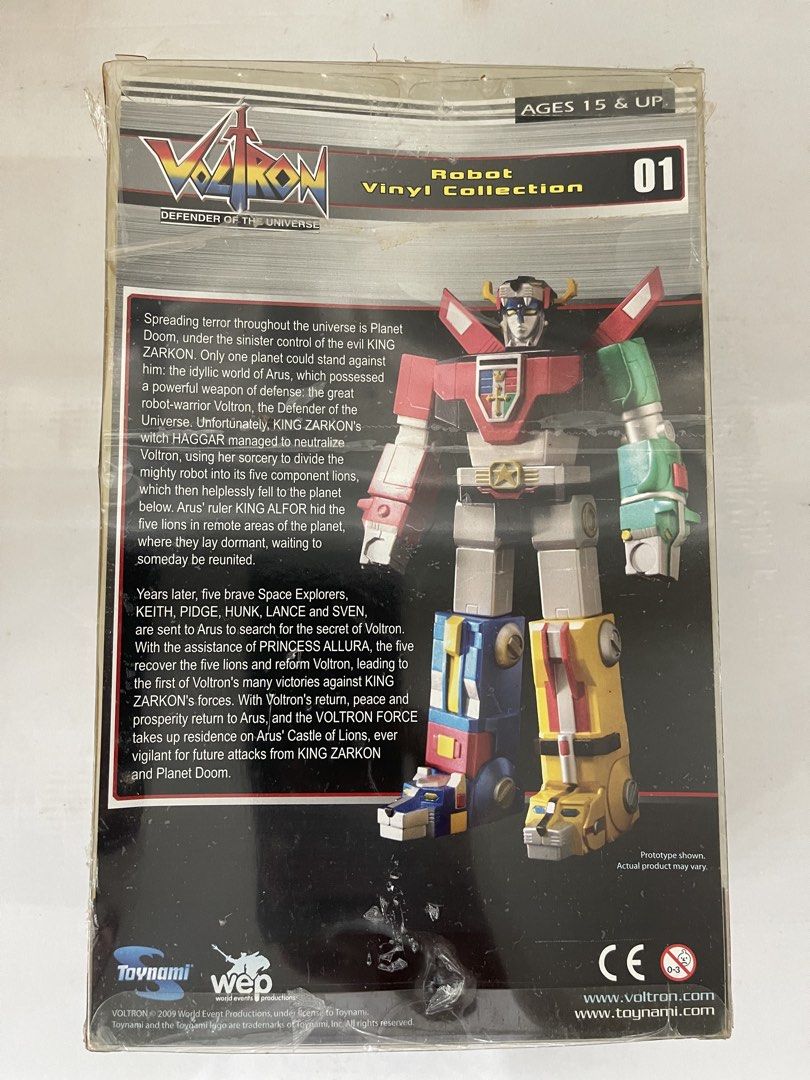 Metallic Edition Voltron Robot Vinyl Collection Comic-Con Limited Edition (Category: Figurines & Statues) located in Manaoag. Submitted by albertoadele (Listing ID 1457491734, Image 2). Description: - Limited Edition Metallic Voltron Figure - 1 of only 1,000 units produced - Exclusive from San Diego Comic-Con - Size: Approximately 9 inches tall - Material: Durable vinyl construction with limited articulation or display-focused design Youtube revi