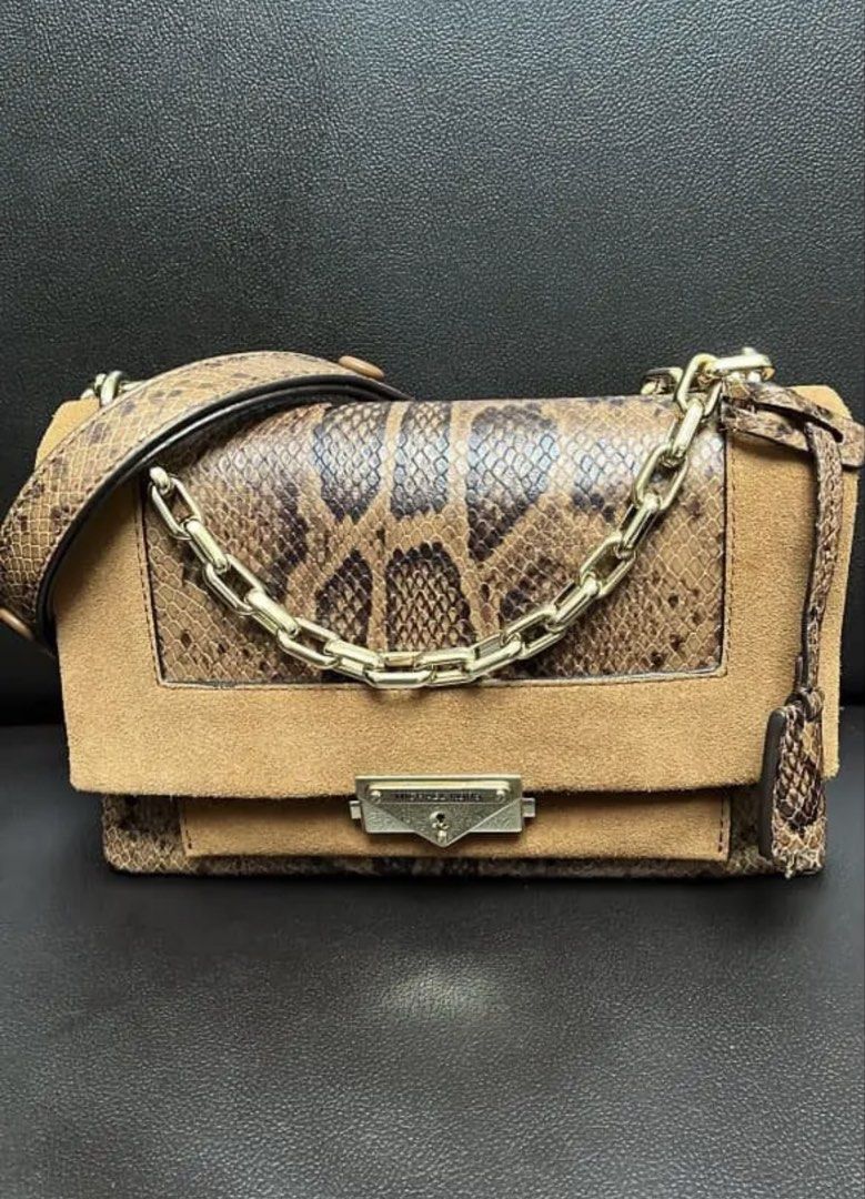 Michael Kors Medium Cece in Snake Print (Category: Luxury Bags & Wallets) located in Manila. Submitted by declutterqueen25 (Listing ID 1457458289, Image 1). Description: Authentic/Original Used only twice Complete with dust bag and care card Rfs: need funds for home improvement damage from the habagat last week.