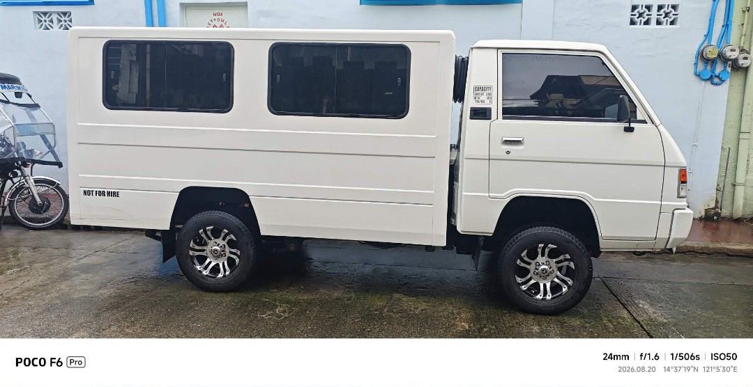 Mitsubishi L300 FB Manual (Category: Used Cars) located in Cainta. Submitted by marialumaque (Listing ID 1457377591, Image 2). Description: FOR SALE 2023 MITSUBISHI L300 FB EXCEED 2.2 DSL CRDI (4N14 Engine new body) *LED HEADLIGHT (hi/lo) *LED PARKLIGHT *LED SIGNAL LIGHT (2 set front/1set rear) *LED STOP/TAIL LIGHT *LED REVERSE LIGHT *LED PLATE LIGHT *LED DOME LIGHT *ALL TIRES WITH MAGS *SPARE TIRE NEVER BEEN USE *ALL DOORS w/CENTRAL LOCK *ALARM 