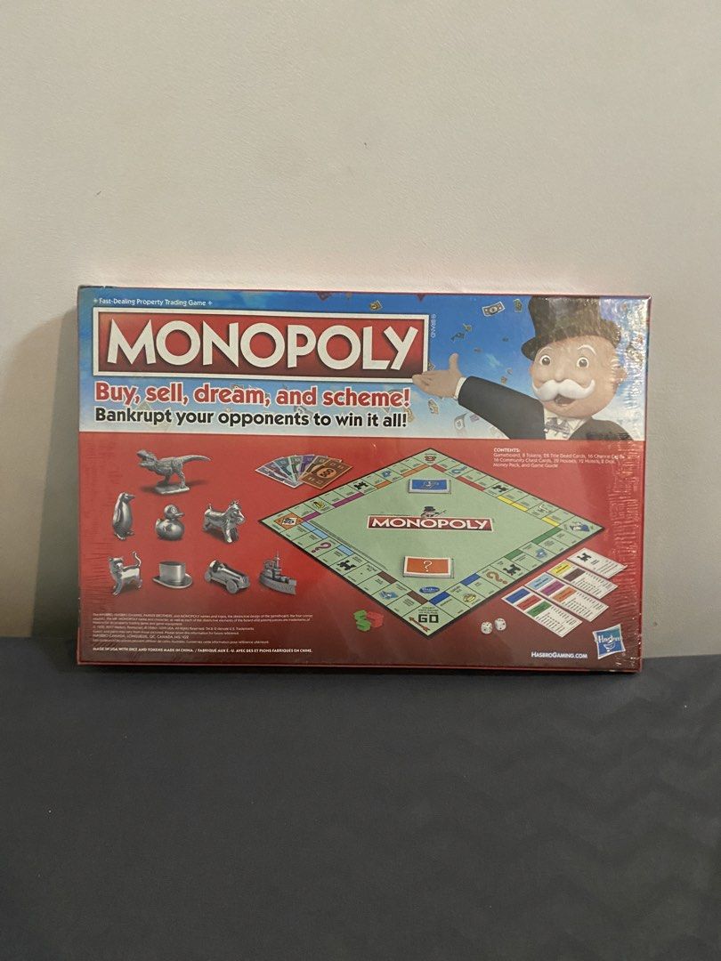 Monopoly Board Game (Category: Board Games & Puzzles) located in Manila. Submitted by humbee07 (Listing ID 1457506139, Image 3). Description: Brand new - SEALED Legit from US 🇺🇸 .