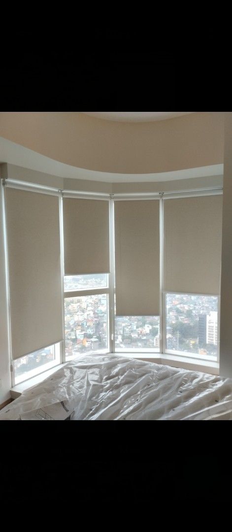 Motorized And Manual Sunscreen blinds and Roll up Blinds (Category: Curtains & Blinds) located in Manila. Submitted by ryandulce19897 (Listing ID 1457440914, Image 3). Description: We supply and install customized window blinds Motorized system Motorized Curtains Blackout dim out Motorized blinds combi Korean blinds Roll up blinds/Sunscreen Sheer Drapes Accordion door/french door Vertical blinds/noblesse Shutters Louvers Wood blinds bass wood/pvc