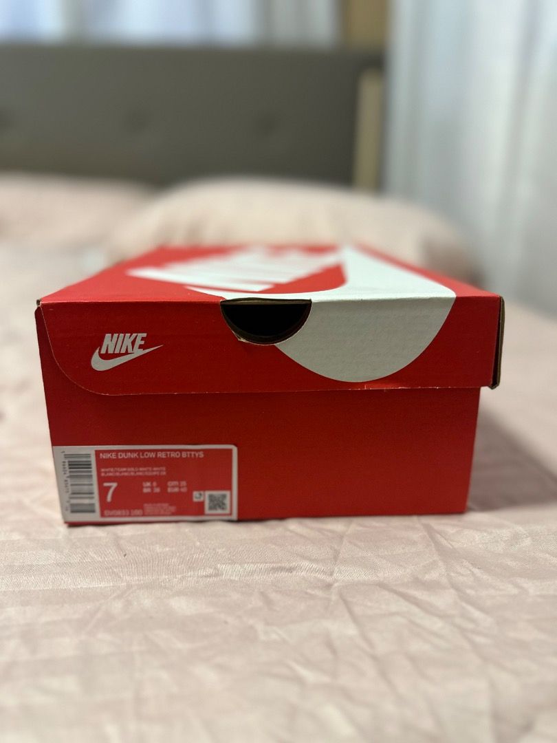 Nike Dunk Low Retro BTTYS Sail Yellow White (Category: Sneakers) located in Caloocan City. Submitted by baneesshha_rabbit (Listing ID 1457443420, Image 3). Description: - Authentic Nike Dunk Lows - Colorway: Sail, Yellow, and White - Size: US 7 - Includes Original Box - Ideal for casual outfits or adding to your sneaker collection.