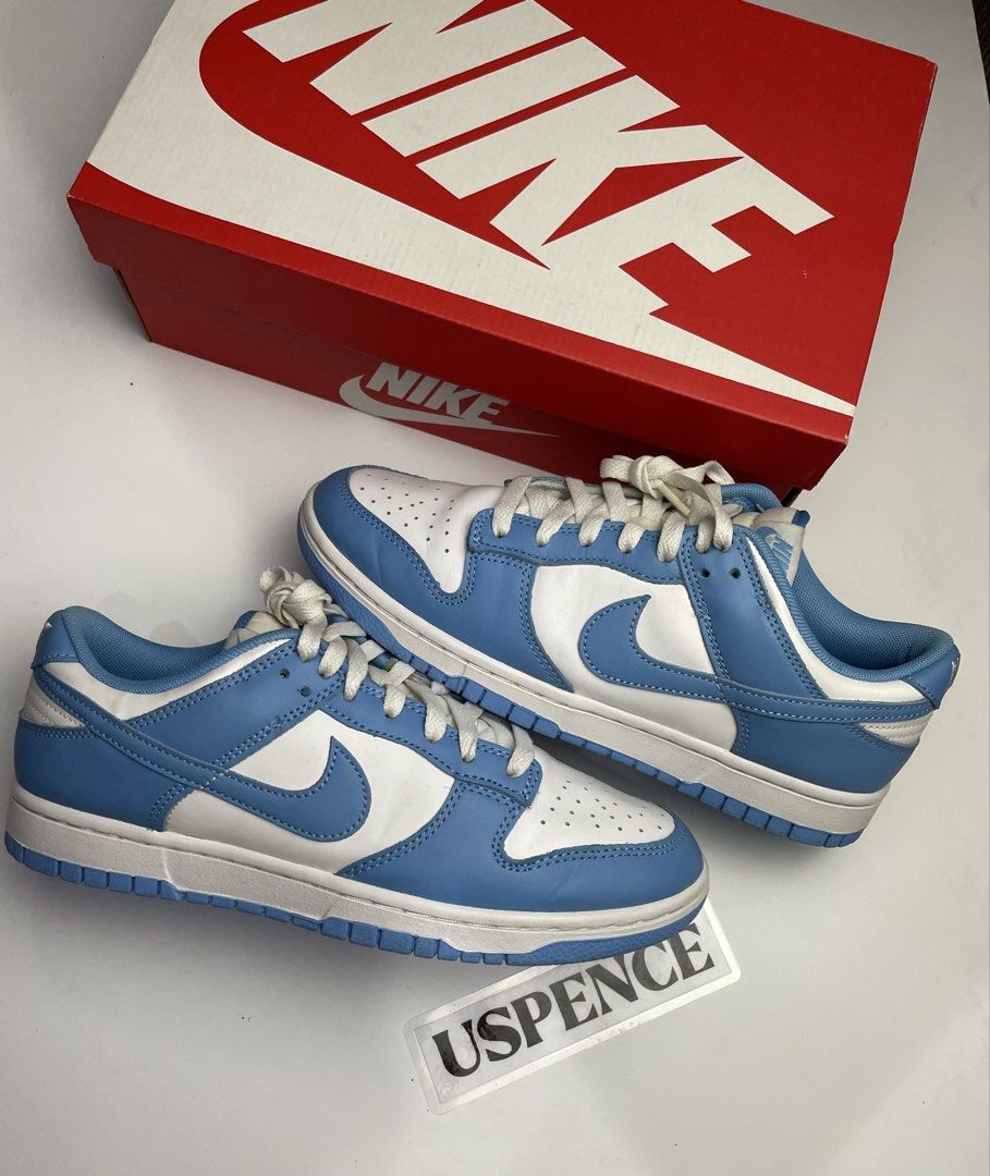 Nike Dunk Low Unc (Category: Sneakers) located in Makati City. Submitted by uspence (Listing ID 1457407031, Image 1). Description: Nike Dunk Unc nego price • Used / Legit (Local Release) • Sz: 8M / 9.5W complete w/box & OG lace • Added extra white lace bought online • Ship: LBC/Grab Meetup: By arrangement (Makati only).