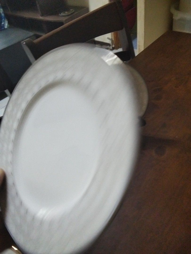 Noritake Traditions 2000 Dinner Plates Set (Category: Dinnerware & Cutlery) located in Antipolo. Submitted by olayerm1213 (Listing ID 1457402948, Image 2). Description: - Set of Noritake Traditions 2000 dinner plates - Classic white with decorative geometric rim and silver accents - Dishwasher safe for easy cleaning - Ideal for both everyday dining and special occasions - Sold as a complete set.