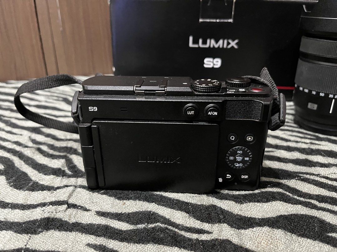 Panasonic Lumix S9 Mirrorless Camera (Category: Cameras) located in Cebu City. Submitted by miguelmon (Listing ID 1457499748, Image 3). Description: Panasonic Lumix X9 • Lumix S series lens 28-200mm • Hood lens • Lumix strap • Type C charger • Camera bag • Complete with box • No issue - Check all you want upon meet up.