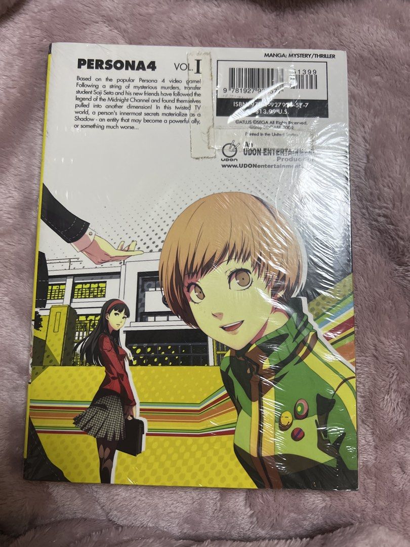 Persona 4 Vol. 1 Manga (Category: Comics & Manga) located in Quezon City. Submitted by 133ez (Listing ID 1457398563, Image 2). Description: bought as a gift for someone but they already have this manga so selling! still in shrinkwrap, edge has just been cut open to remove the price tag (pic 3). open to nego.