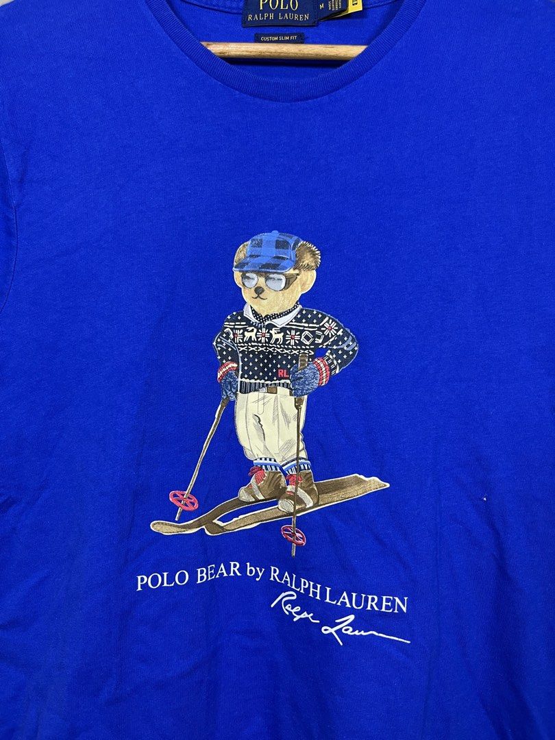 Polo Ralph Lauren Ski Bear Tee (Category: Tshirts & Polo Shirts ) located in Cabanatuan. Submitted by cabsygoods (Listing ID 1457347865, Image 3). Description: Polo Ralph Lauren Ski Bear Tee Dimes 19 x 27.5 inches Very good condition No issue Color rate 9/10 Dm to purchase! 📩.