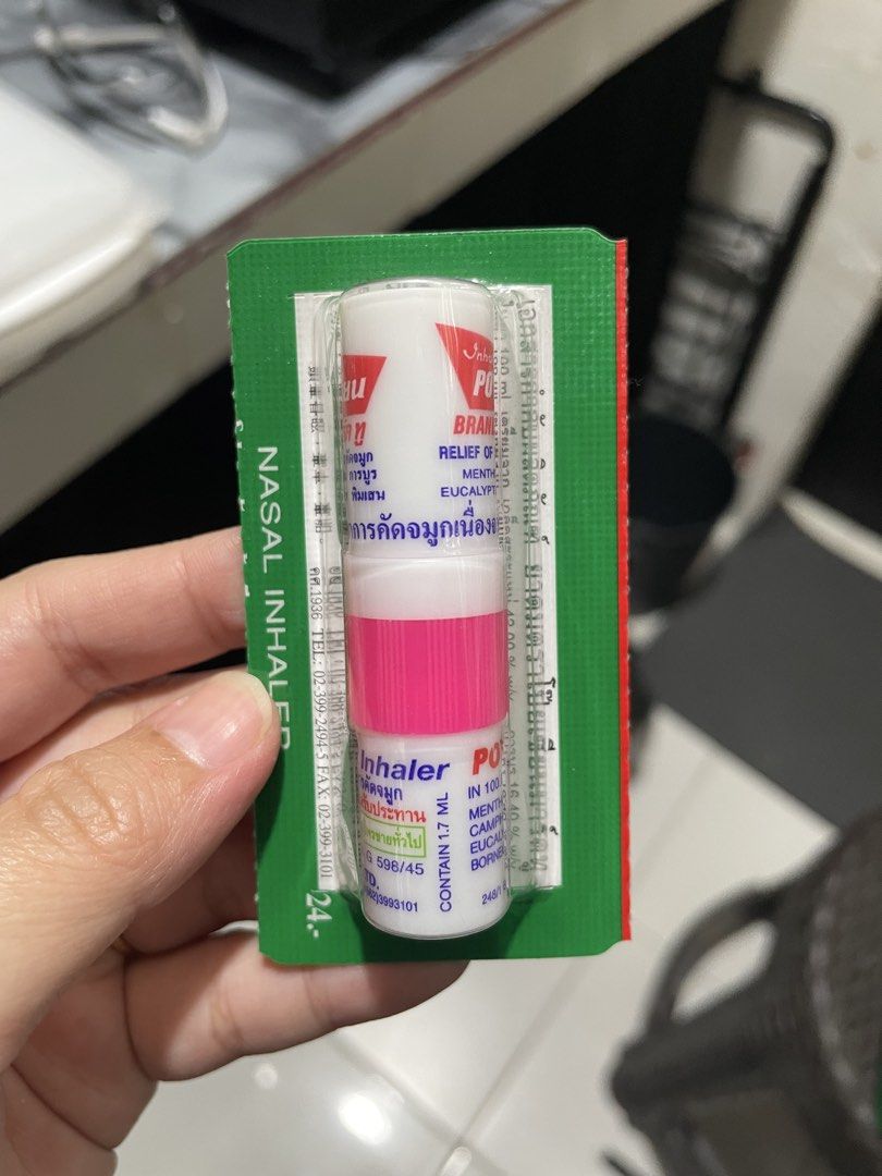Poy sian inhaler (bought in Thailand) (Category: Medical Supplies & Tools) located in Taytay. Submitted by beautique_mnla (Listing ID 1457389921, Image 1). Description: .
