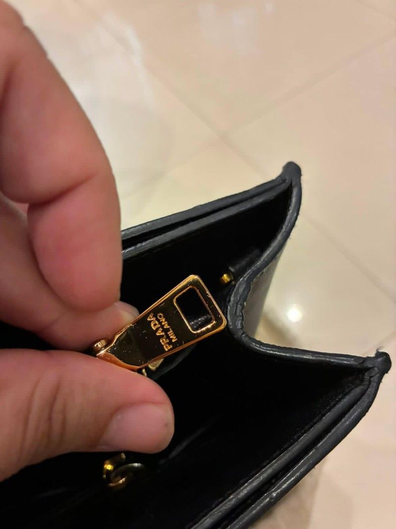 Prada Black Saffiano Leather Tote Bag, Luxury, Bags & Wallets on Carousell