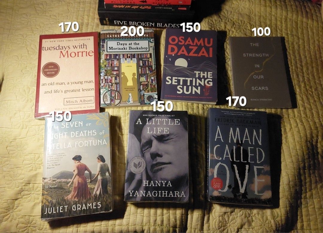 PRELOVED BOOKS📚 (Category: Storybooks) located in General Santos City (Dadiangas). Submitted by arabellaxd16 (Listing ID 1457330281, Image 1). Description: PRELOVED BOOKS FOR SALE📚 rfs: decluttering conditions: there are signs of usings: foxings, annotations,pe highlighting and tanning but it's still readable. message me if u want to see the conditions of the books (pls manage ur expectations) The Strength in our Scars (REPRINT) Tuesdays w Morr