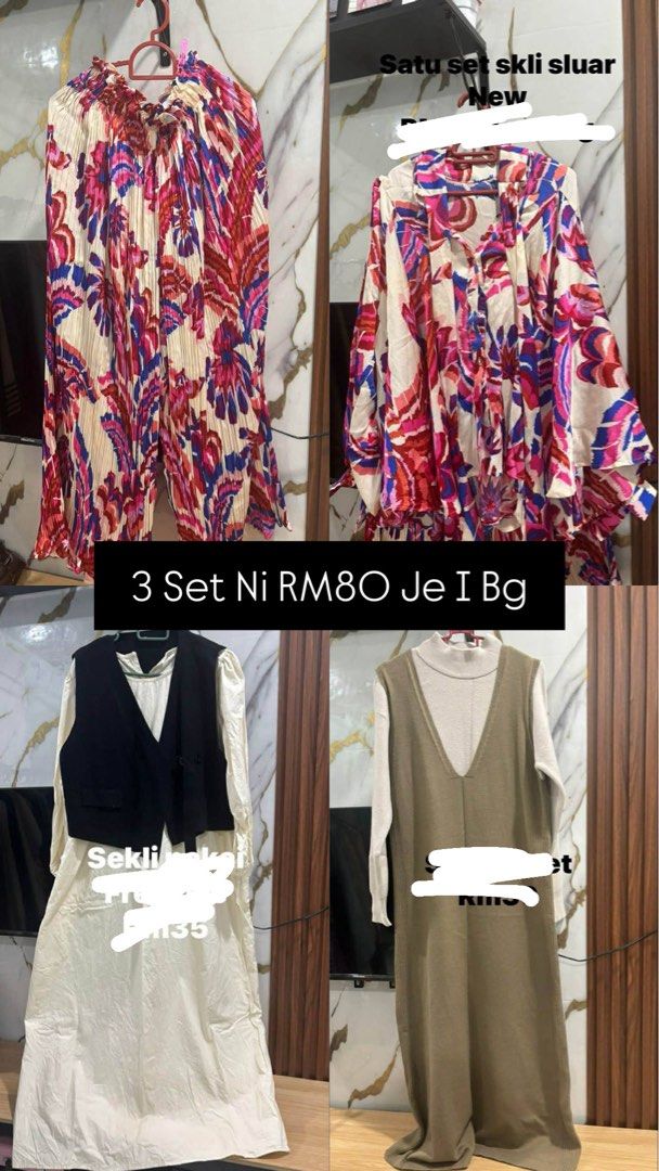 Preloved Bundle (Category: Dresses) located in Temerloh. Submitted by mamahayyan98 (Listing ID 1457486540, Image 2). Description: .