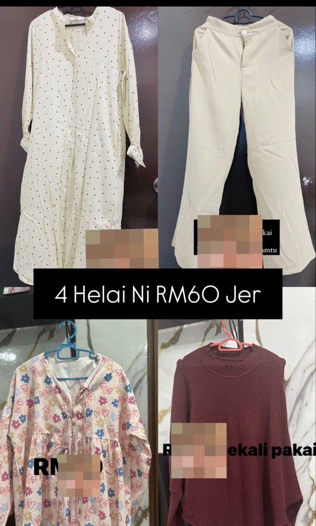 Preloved Bundle (Category: Dresses) located in Temerloh. Submitted by mamahayyan98 (Listing ID 1457486540, Image 1). Description: .