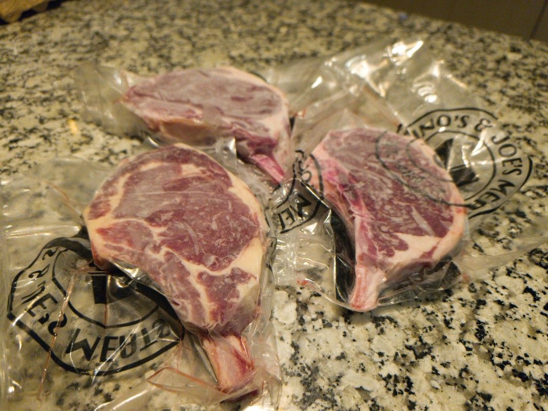 Premium Australian Ribeye Steaks (Category: Chilled & Frozen Food) located in Pasig City. Submitted by cornerchemist (Listing ID 1457483526, Image 3). Description: - vacuum-sealed ribeye steaks - Thick cut: approximately 1-1.5 inches - Excellent marbling for superior flavor - Ideal for grilling or pan-searing - Selling because of excess stock - Perfect for a delicious home-cooked meal.