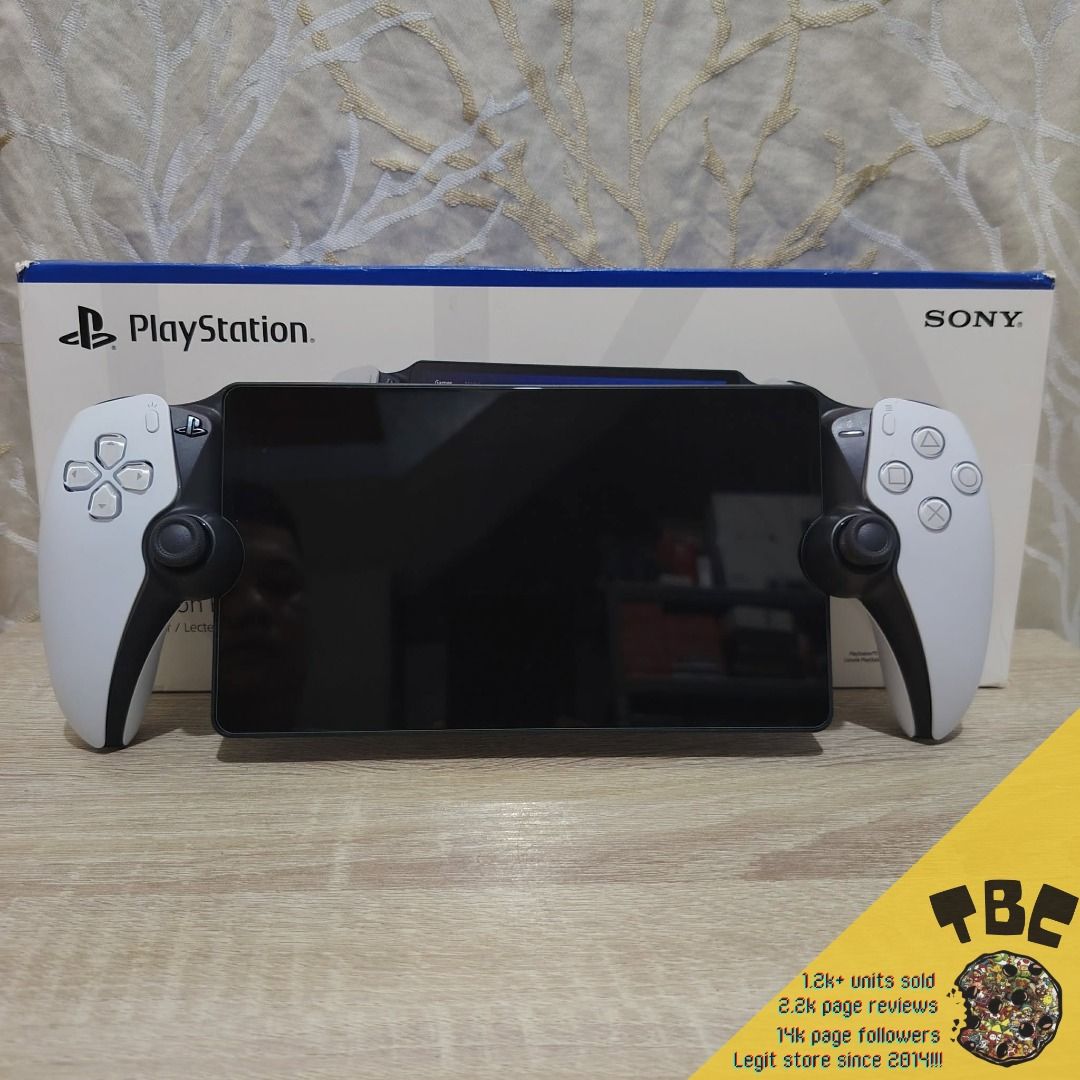 PS Portal PSPORTAL (Category: PlayStation) located in Paranaque City. Submitted by thebiskwitcompany (Listing ID 1457449039, Image 1). Description: #009 PS Portal P8,995 -Complete (box, unit, usb cable, manual) -No issue -Like New Condition -Play streaming games from your PS5 Console -ALso kahit wala kang PS5 you can play with PS Portal through onlien streaming (need PS+ Deluxe Sub to play) ****Free carry case na din Shipping through grab/lalamov