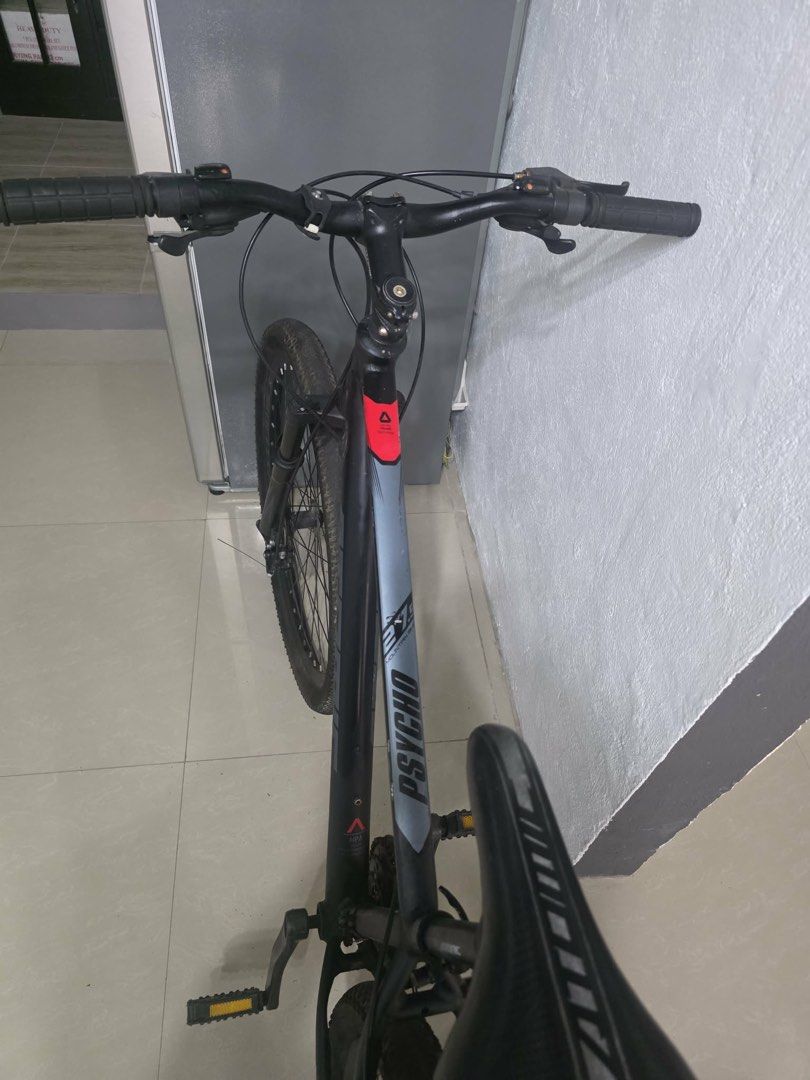 PSYCHO Mountain Bike - Size M - Black (Category: Bicycles) located in Manila. Submitted by royalcrystal.0926af (Listing ID 1457367515, Image 3). Description: ATOMIC PSYCHO 27.5’ alloy frame (MEDIUM size) mech brake set Selling for 9,918 NEGO for sure buyer) Message ka lang baka magkasundo tayo sa price. 😄 ✨ Wheel Size 27.5er ✨ 21 Speed (3x7) ✨ Ready FOR hydraulic ✨ ATOMIC Alloy Frame ✨ ATOMIC Alloy Rim ✨ ATOMIC Alloy Stem ✨ Skillfull Shifter ✨ F