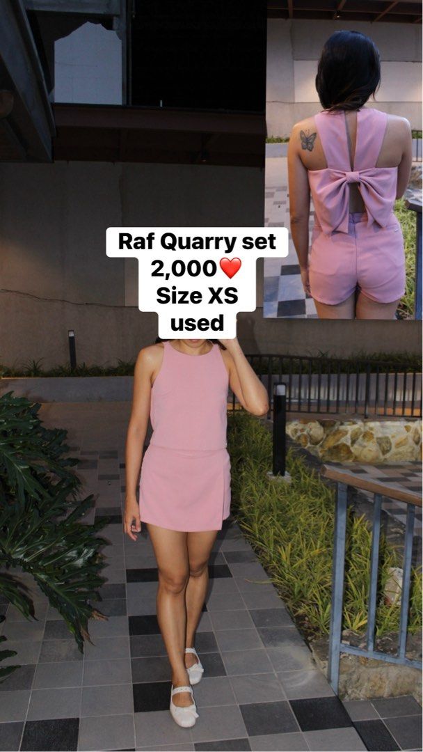 Raf Quarry set XS (Category: Sets or Coordinates) located in Calamba. Submitted by zarahzion (Listing ID 1457393540, Image 1). Description: Plains & Prints RAF QUARRY set XS USED 2,000 plus SF.