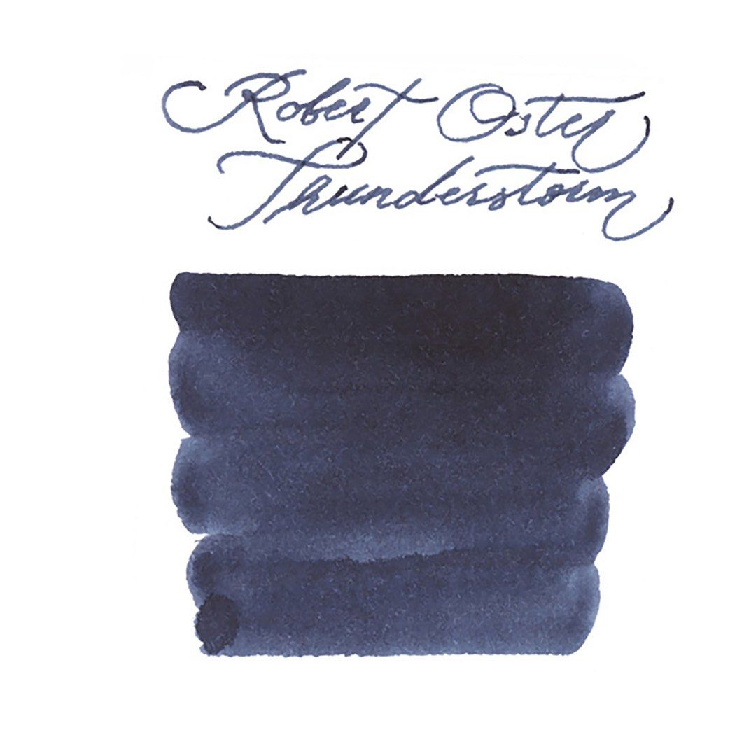 Robert Oster Thunderstorm fountain pen ink (Category: Stationery & School Supplies) located in Makati City. Submitted by fifoaway (Listing ID 1457492133, Image 3). Description: Used ~2 mL Last photo from Reddit.